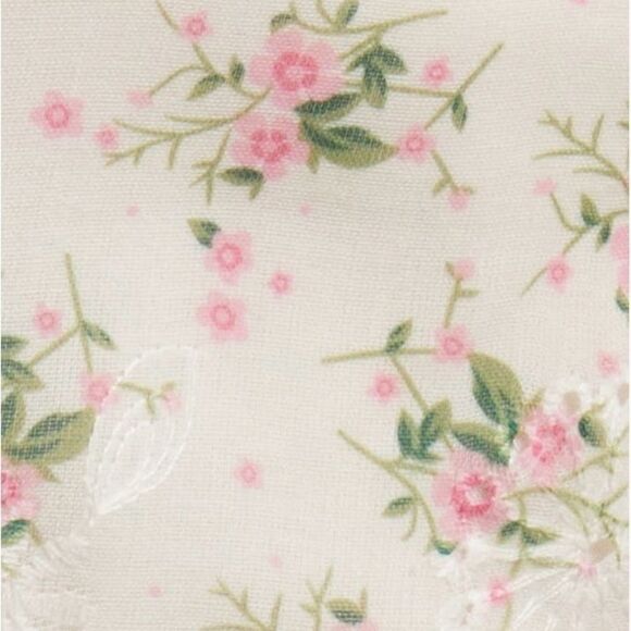 All in Favor NWT Cream Pink Floral Corset  Crop Camisole XL - Picture 7 of 11